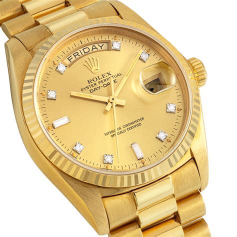 rolex all gold day date.